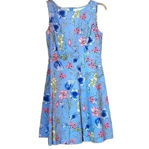 Talbots petite A-line floral dress